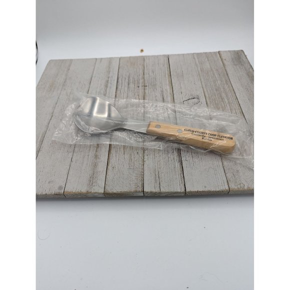 Stainless Steel Ice Cream Spade Scoop Wood Handle 9 1/2" Diversified - Picture 1 of 6